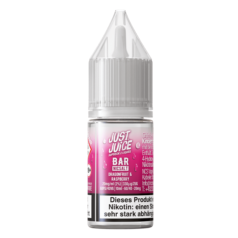 Just Juice Nikotinsalz - Dragonfruit & Raspberry - 10ml Liquid 20mg