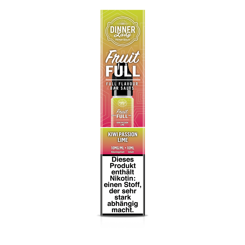 Dinner Lady Fruit Full Nikotinsalz - Kiwi Passion Lime - 10ml Liquid 10mg