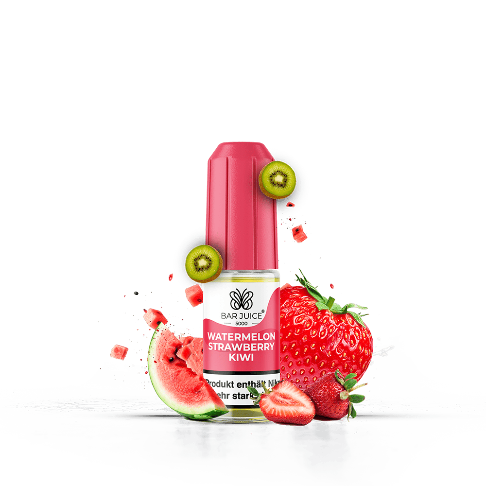 Bar Juice 5000 Nikotinsalz - Watermelon Strawberry Kiwi - Liquid 10mg 10ml