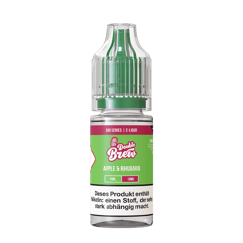 Double Brew Nikotinsalz - Apple Rhubarb - 10ml Liquid 10mg