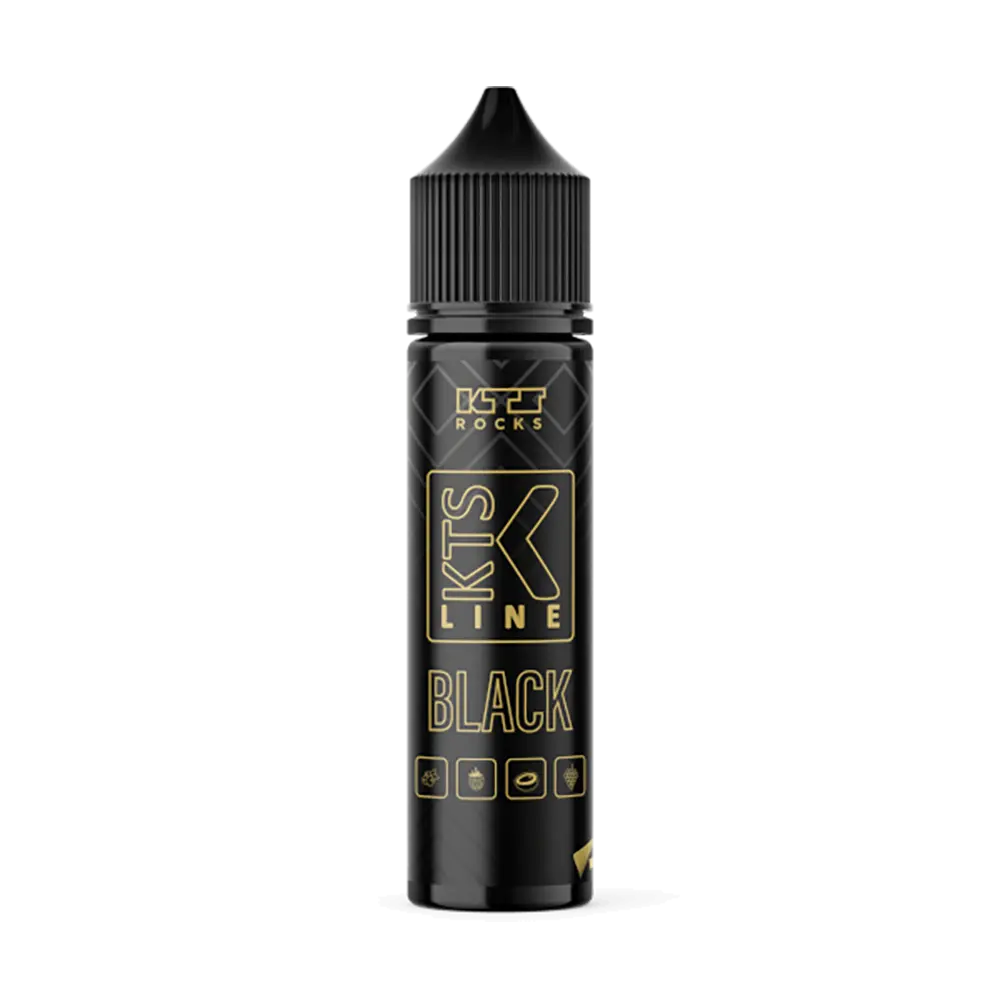 KTS Line Longfill - Black - 10ml Aroma in 60ml Flasche