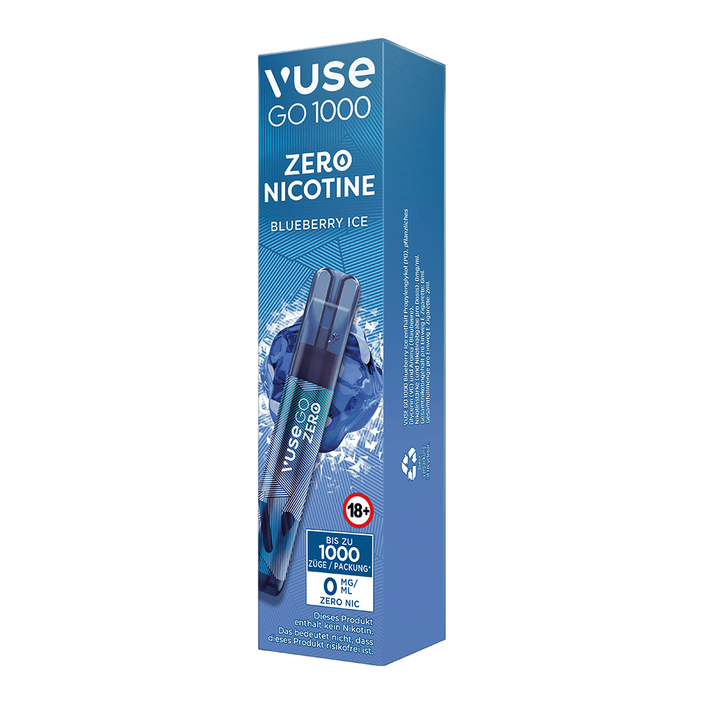 Vuse GO 1000 Blueberry Ice 0mg Einweg E-Zigarette