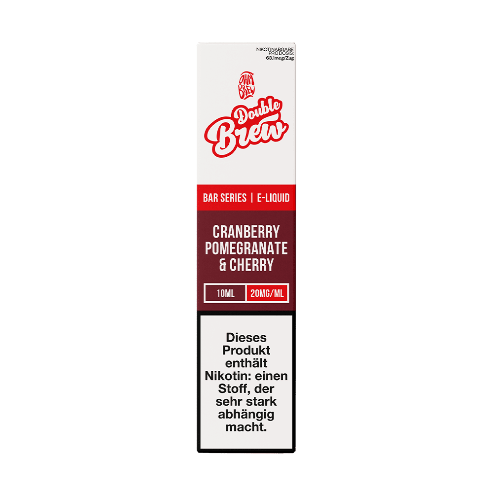 Double Brew Nikotinsalz - Cranberry Pomegranate & Cherry - 10ml Liquid 20mg