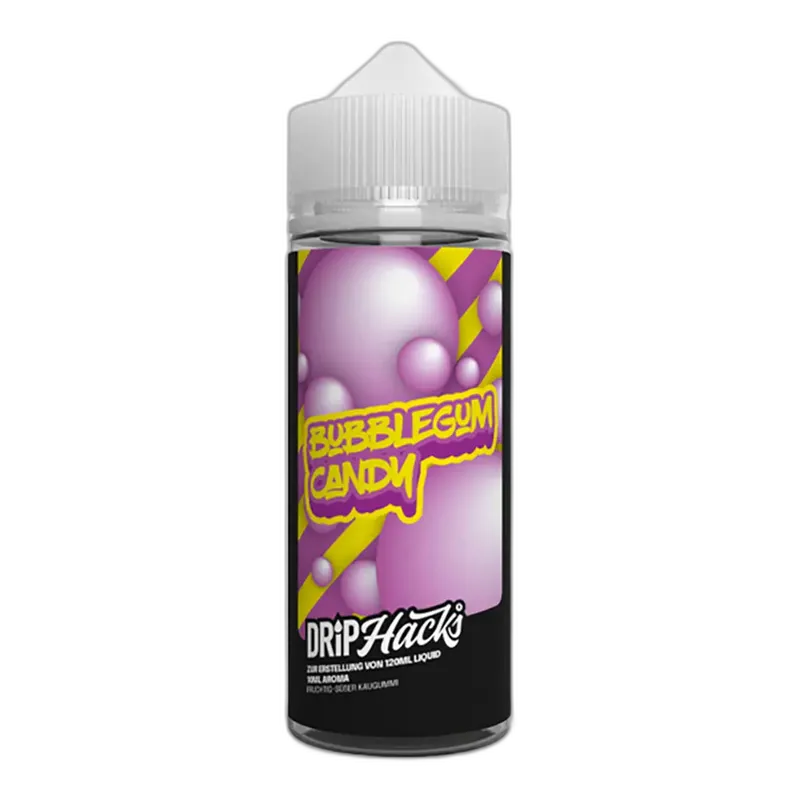 Drip Hacks Longfill - Bubblegum Candy - 10ml Aroma in 120ml Flasche
