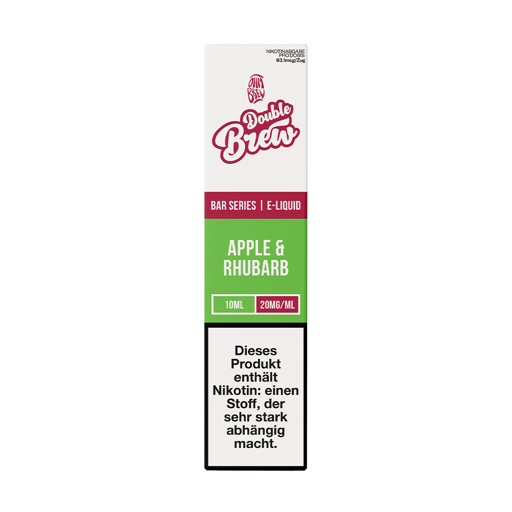 Double Brew Nikotinsalz - Apple Rhubarb - 10ml Liquid 20mg