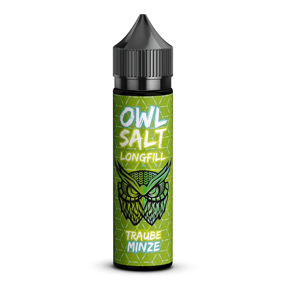 OWL Salt Aroma Longfill - Traube Minze - 10ml in 60ml Flasche