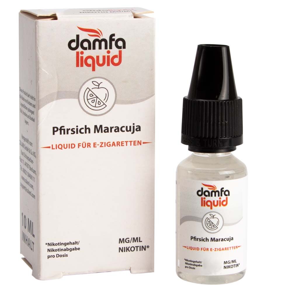 damfaliquid Pfirsich Maracuja 0mg 10ml
