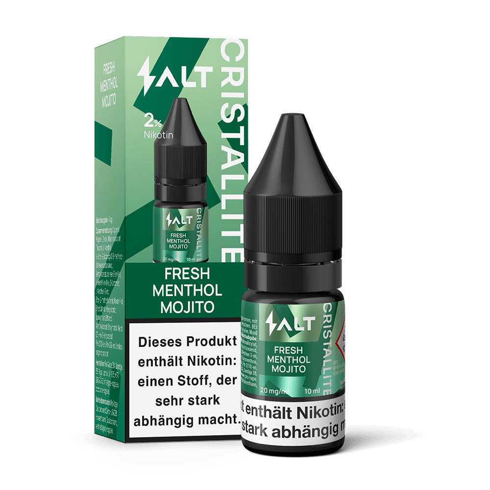SALT Cristallite Nikotinsalz - Fresh Menthol Moijto - 10ml Liquid 20mg