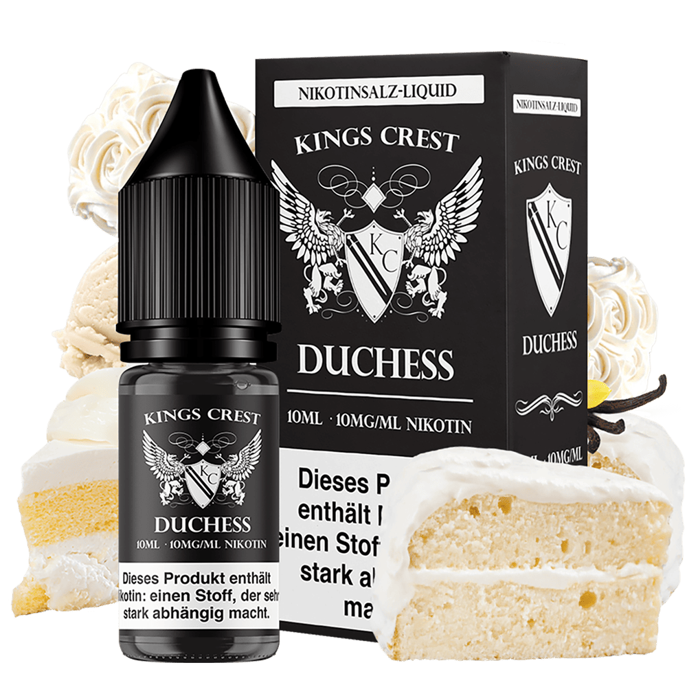 Kings Crest Nikotinsalz - Duchess - 10ml Liquid 10mg Kings Crest Nikotinsalz - Duchess - 10ml Liquid 10mg