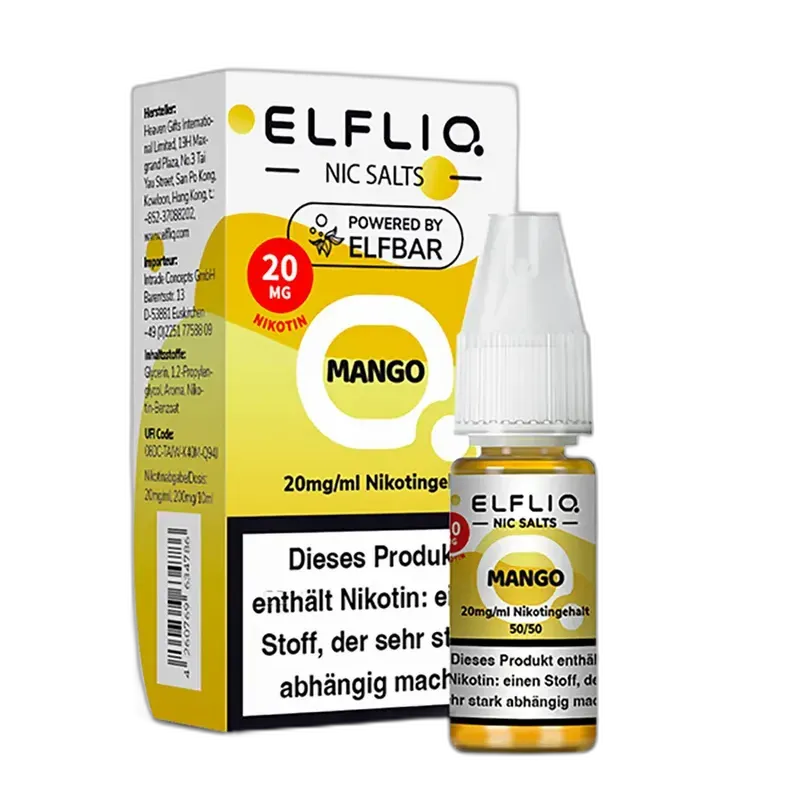 Elfliq by Elfbar Nikotinsalz - Mango - Liquid 20mg 10ml