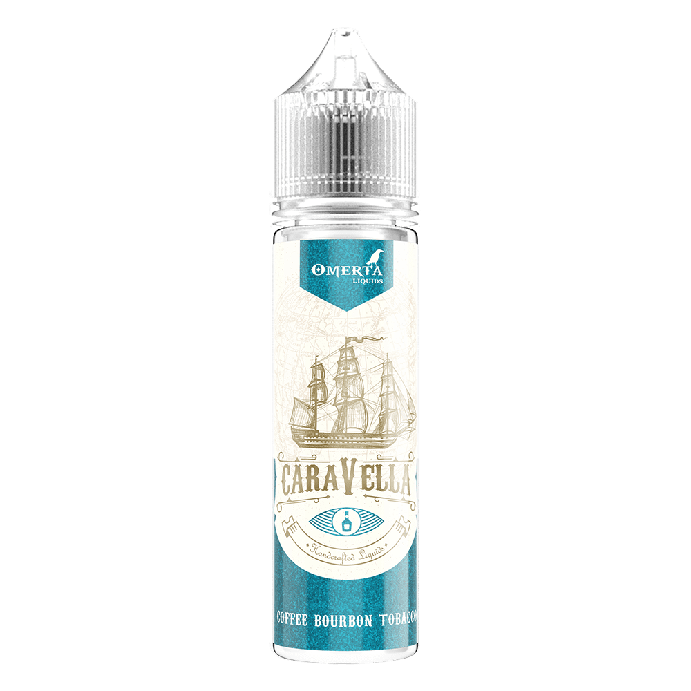 Omerta Aroma Longfill - Caravella Coffe Bourbon Tobacco - 10ml Aroma in 60ml Flasche