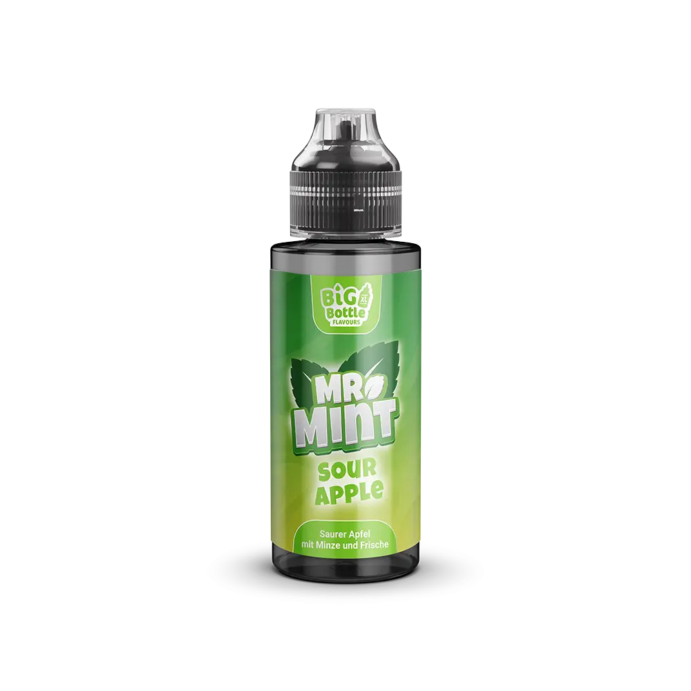 Mr. Mint Aroma Longfill - Sour Apple - 10ml in 120ml Flasche