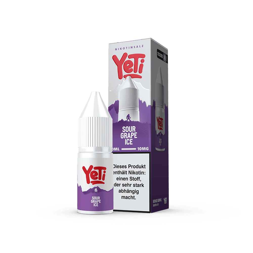 Yeti Summit Nikotinsalz - Sour Grape Ice - Overdosed 10ml Liquid 10mg
