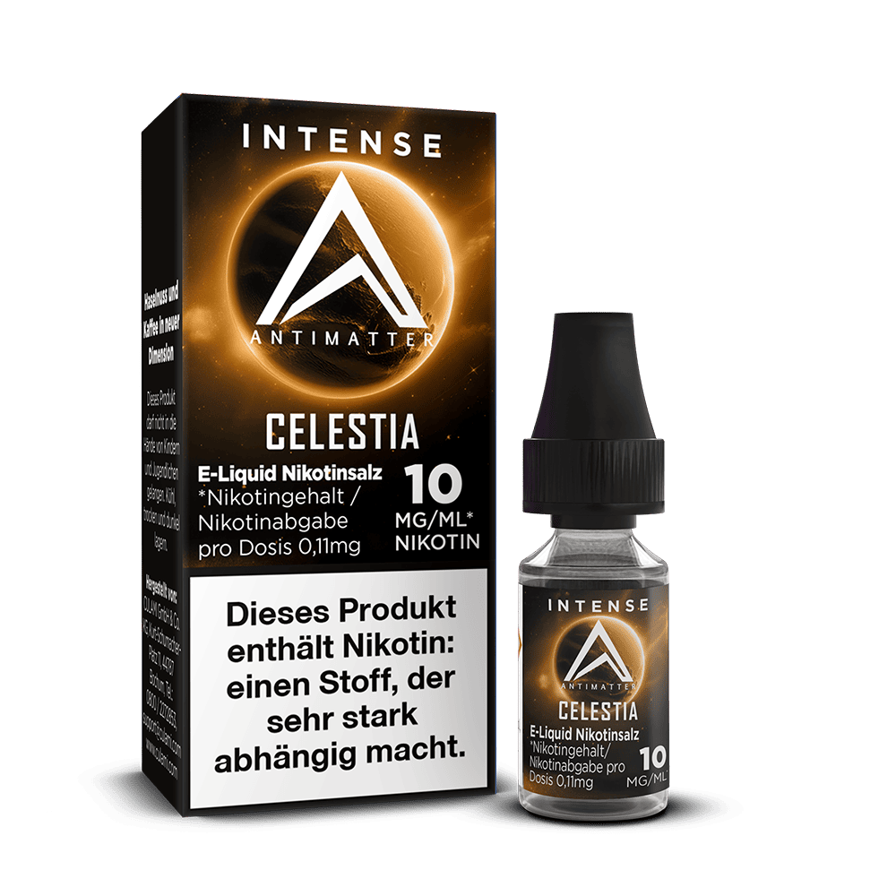 Antimatter Intense Nikotinsalz - Celestia - 10mg 10ml Liquid