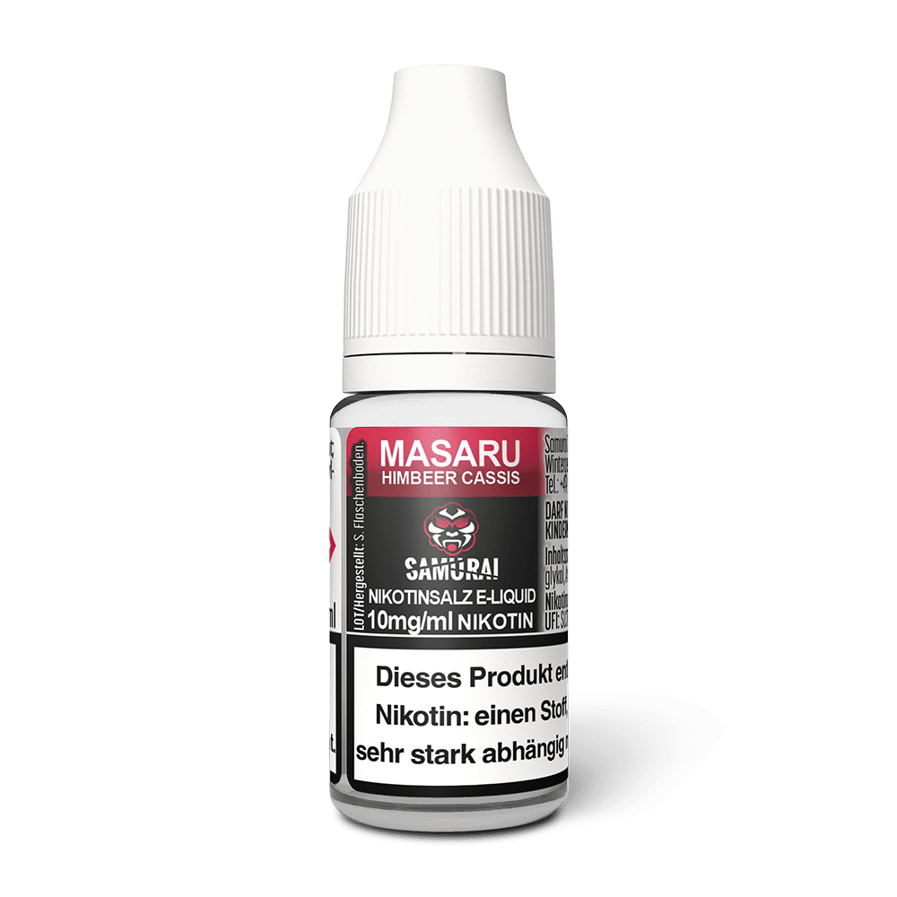 Samurai Nikotinsalz - Masaru Himbeer Cassis - Liquid 10mg 10ml