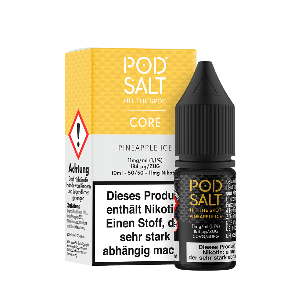Pod Salt Core Nikotinsalz - Pineapple Ice - Liquid 11mg 10ml