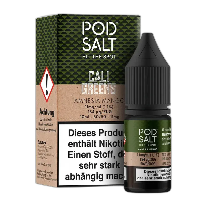 Pod Salt Fusion - Amnesia Mango - 10ml Liquid 11mg Nikotinsalz Pod Salt Fusion - Amnesia Mango - 10ml Liquid 11mg Nikotinsalz