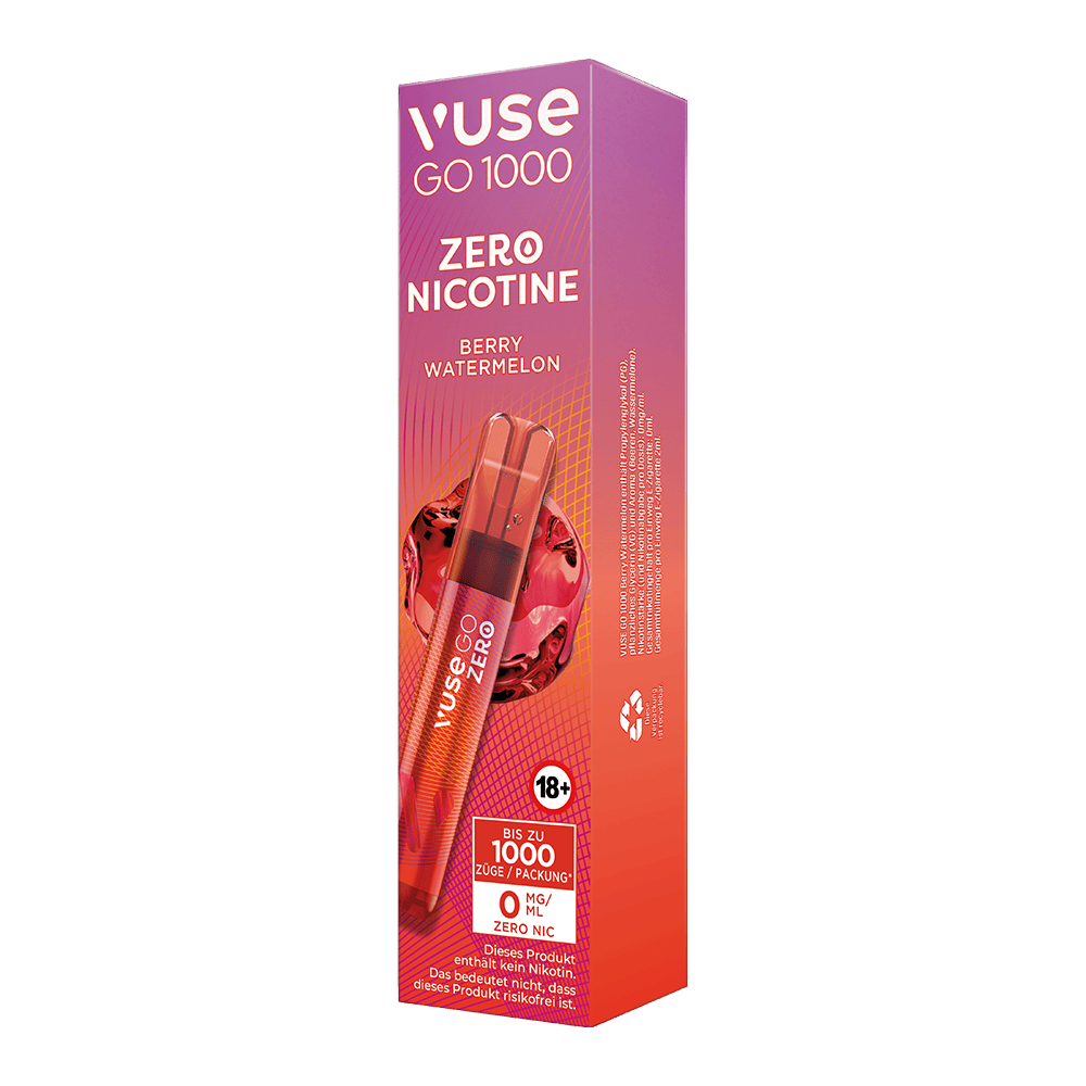 Vuse GO 1000 Berry Watermelon 0mg Einweg E-Zigarette