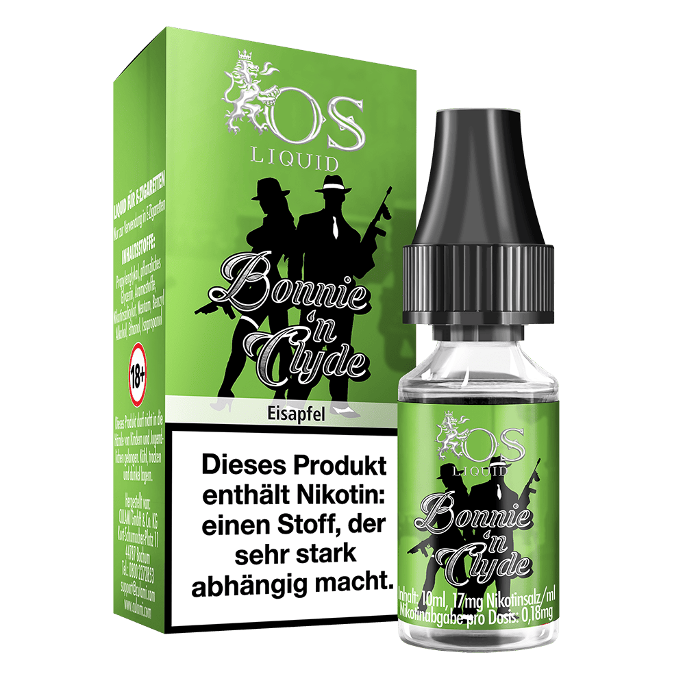 OS Liquid Nikotinsalz - Bonnie & Clyde - Liquid 17mg 10ml