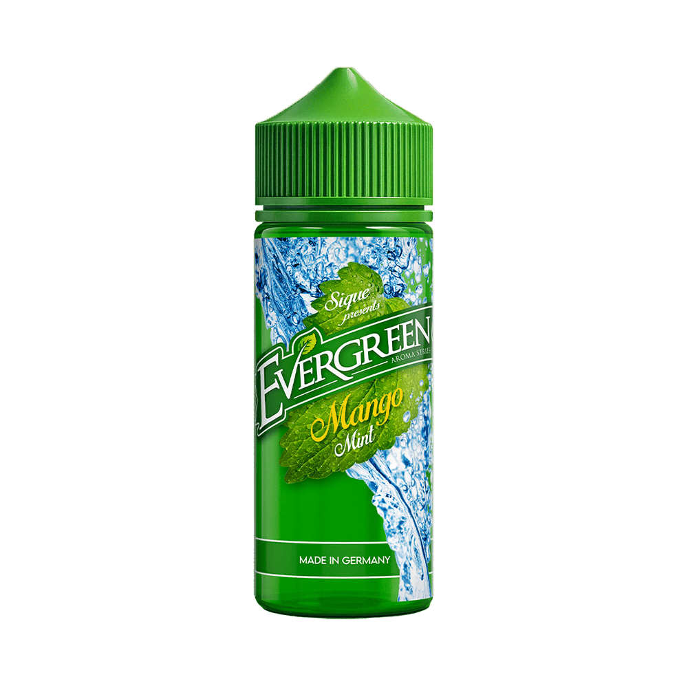 Evergreen Longfill - Mango Mint - 8ml Aroma in 120ml Flasche