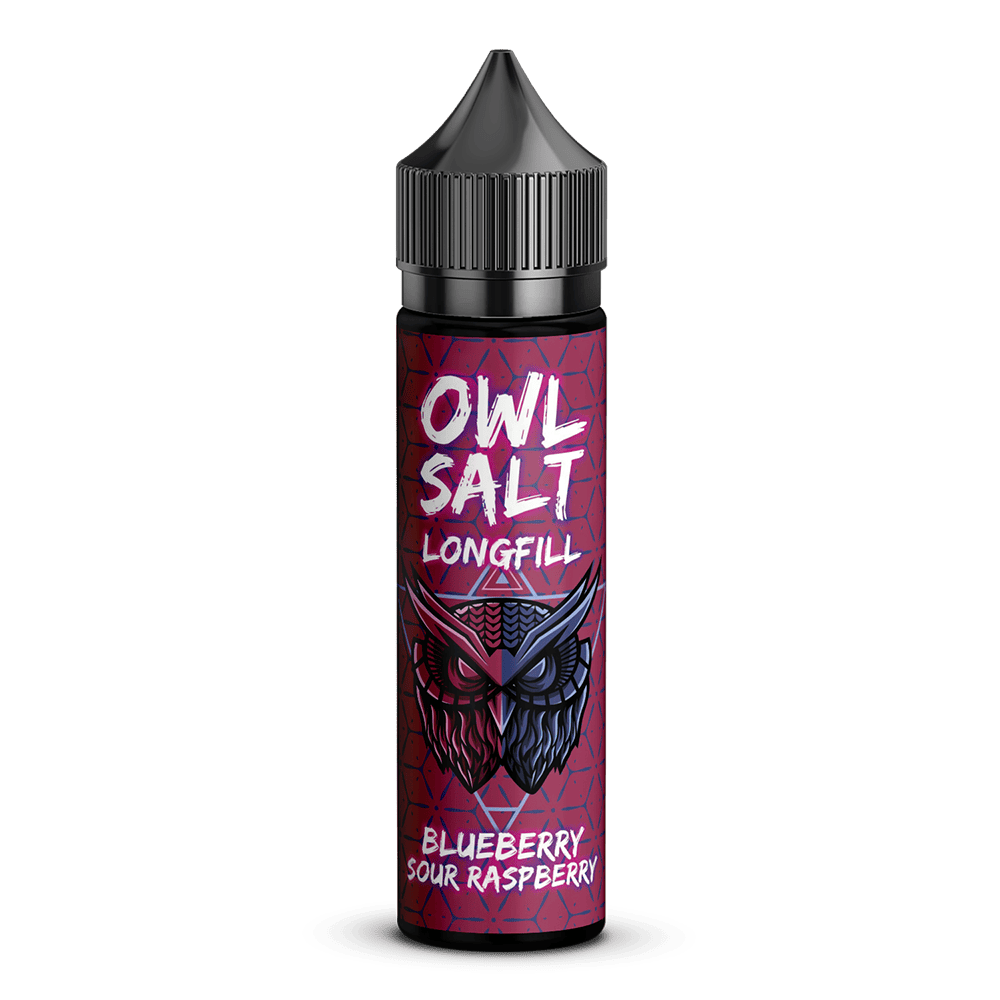 OWL Salt Aroma Longfill - Blueberry Sour Raspberry - 10ml in 60ml Flasche