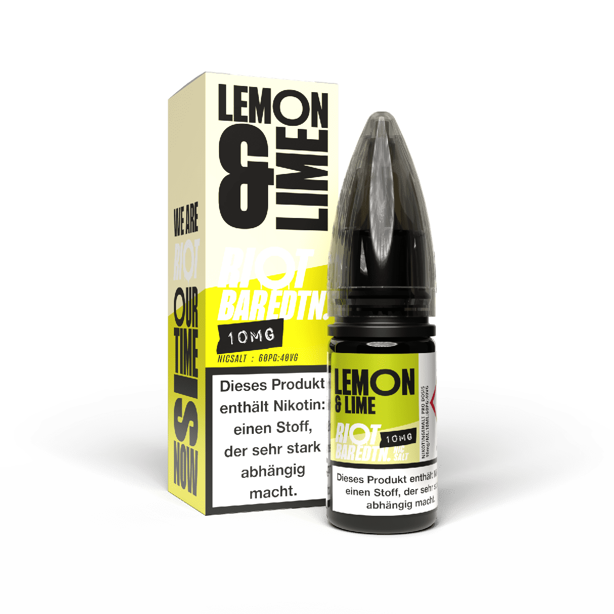 Riot Squad Nikotinsalz - Lemon & Lime - Liquid 10mg 10ml