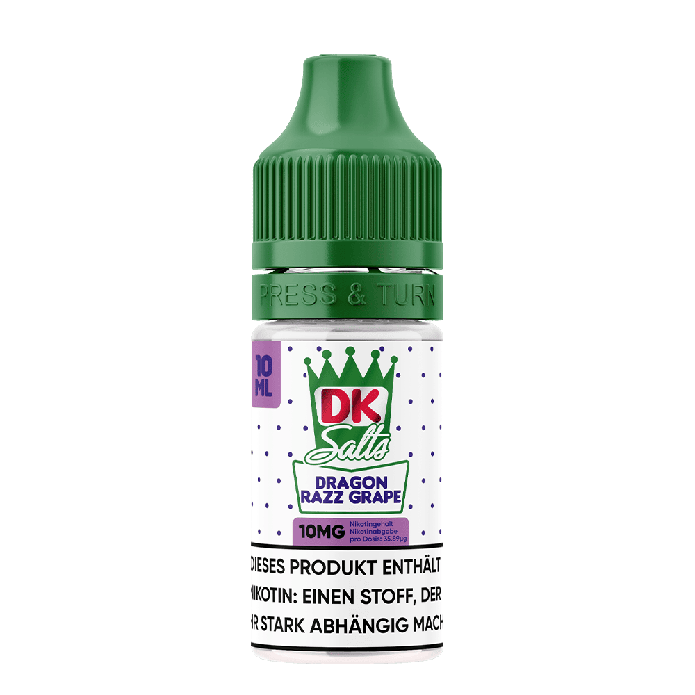 DK Salts Nikotinsalz - Dragon Razz Grape - Liquid 10mg 10ml