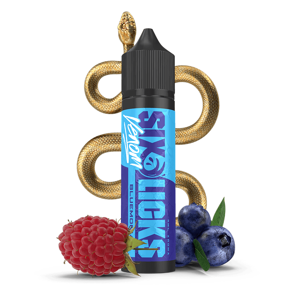 Six Licks Venom Longfill - Bluemonia - 4ml in 60ml Flasche Six Licks Venom Longfill - Bluemonia - 4ml in 60ml Flasche