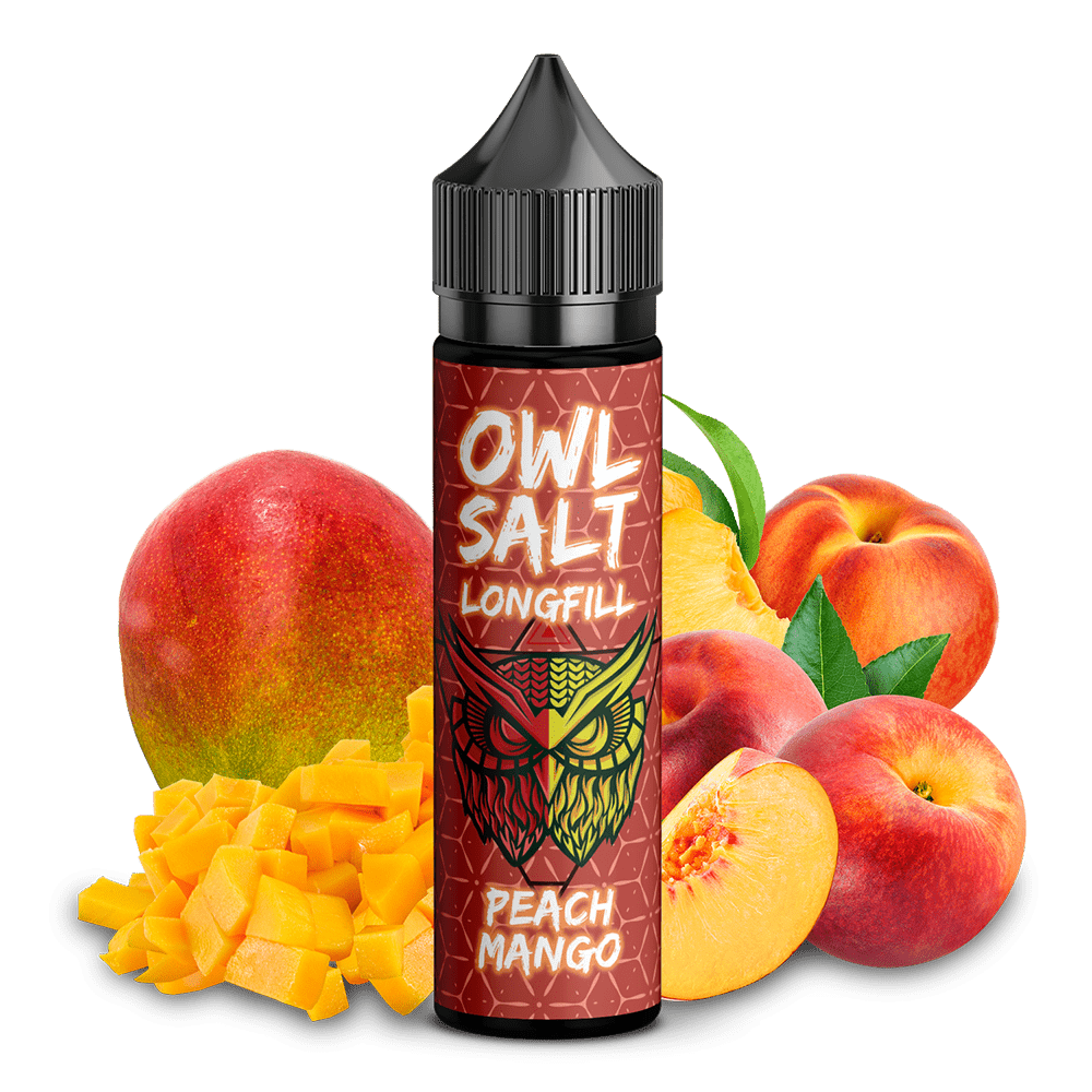 OWL Salt Aroma Longfill - Peach Mango - 10ml in 60ml Flasche