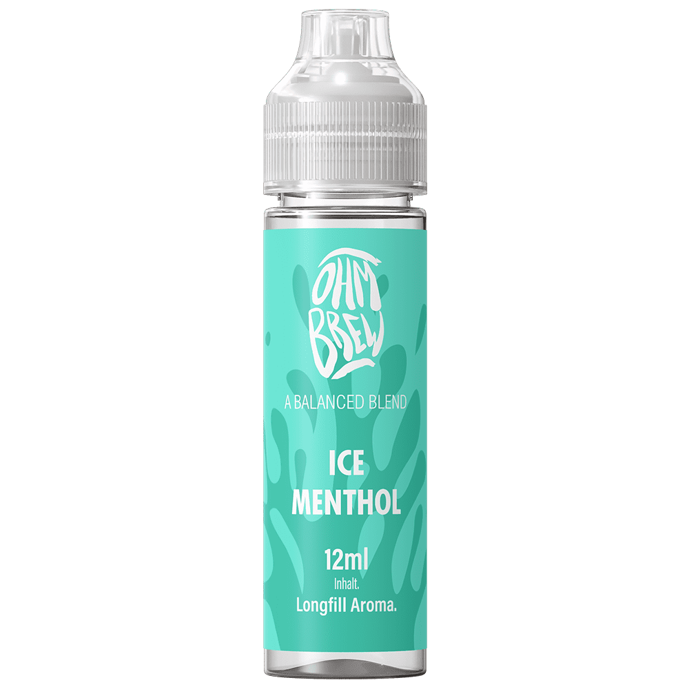 Ohm Brew Aroma Longfill - Ice Menthol- 12ml in 60ml Flasche