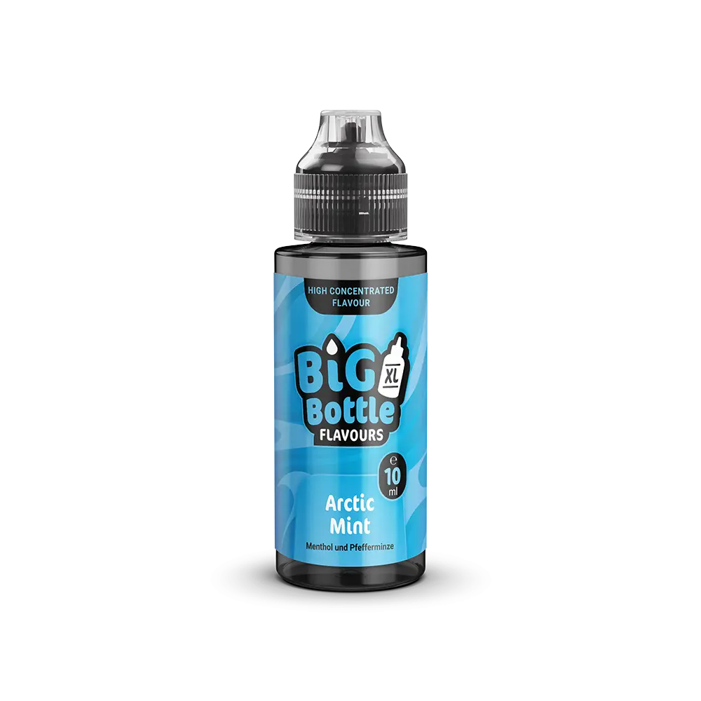 Big Bottle Flavours Longfill - Arctic Mint - 10ml Aroma in 120ml Flasche