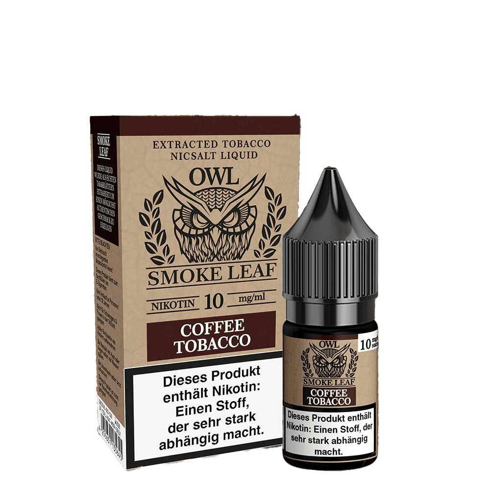 OWL Smoke Leaf Nikotinsalz - Coffee Tobacco - 10ml Liquid 10mg