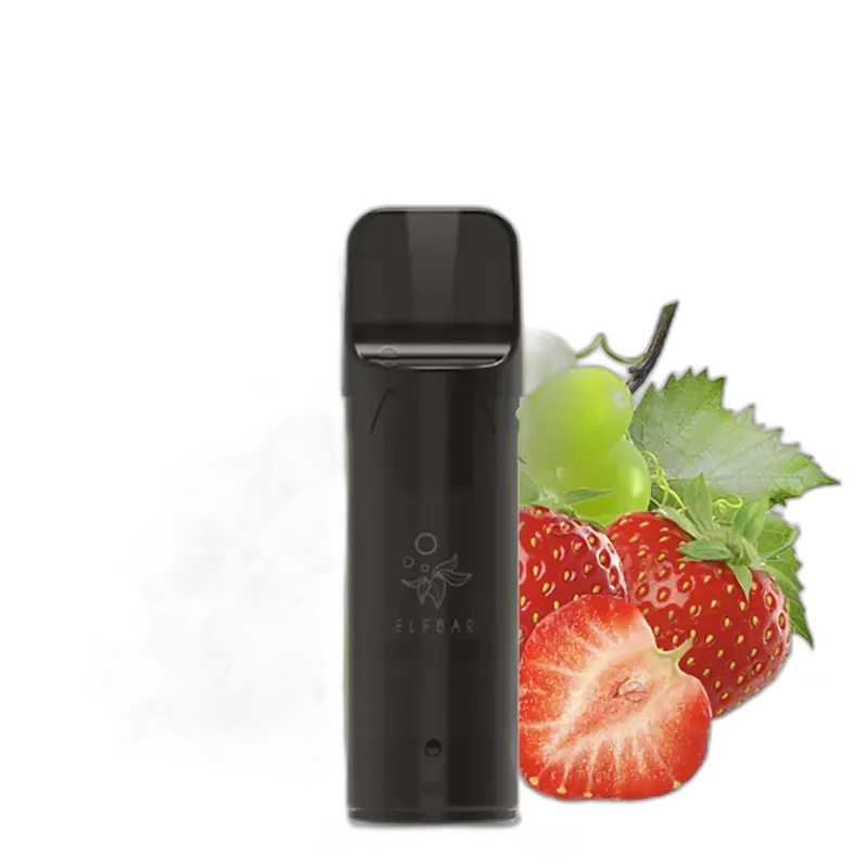 2x Elfbar Elfa Einweg Pod - Strawberry Grape - 20mg Nikotinsalz 2ml