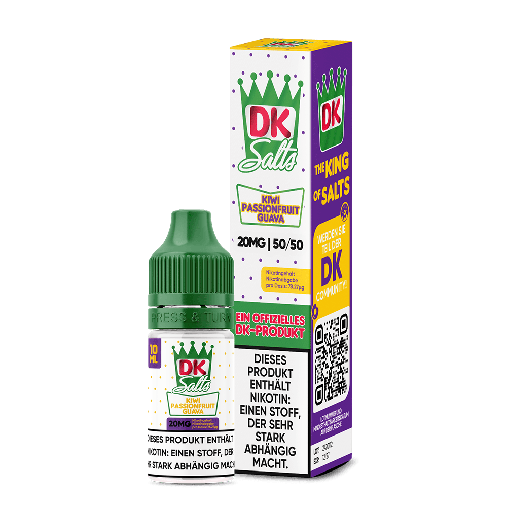 DK Salts Nikotinsalz - Kiwi Passionfruit Guava - Liquid 20mg 10ml