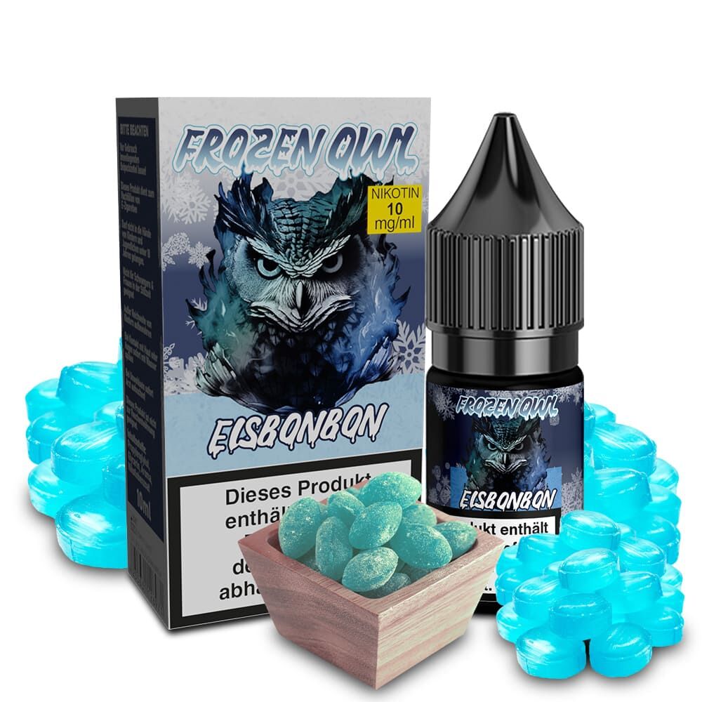 Frozen OWL Nikotinsalz - Eisbonbon - 10ml Liquid 10mg