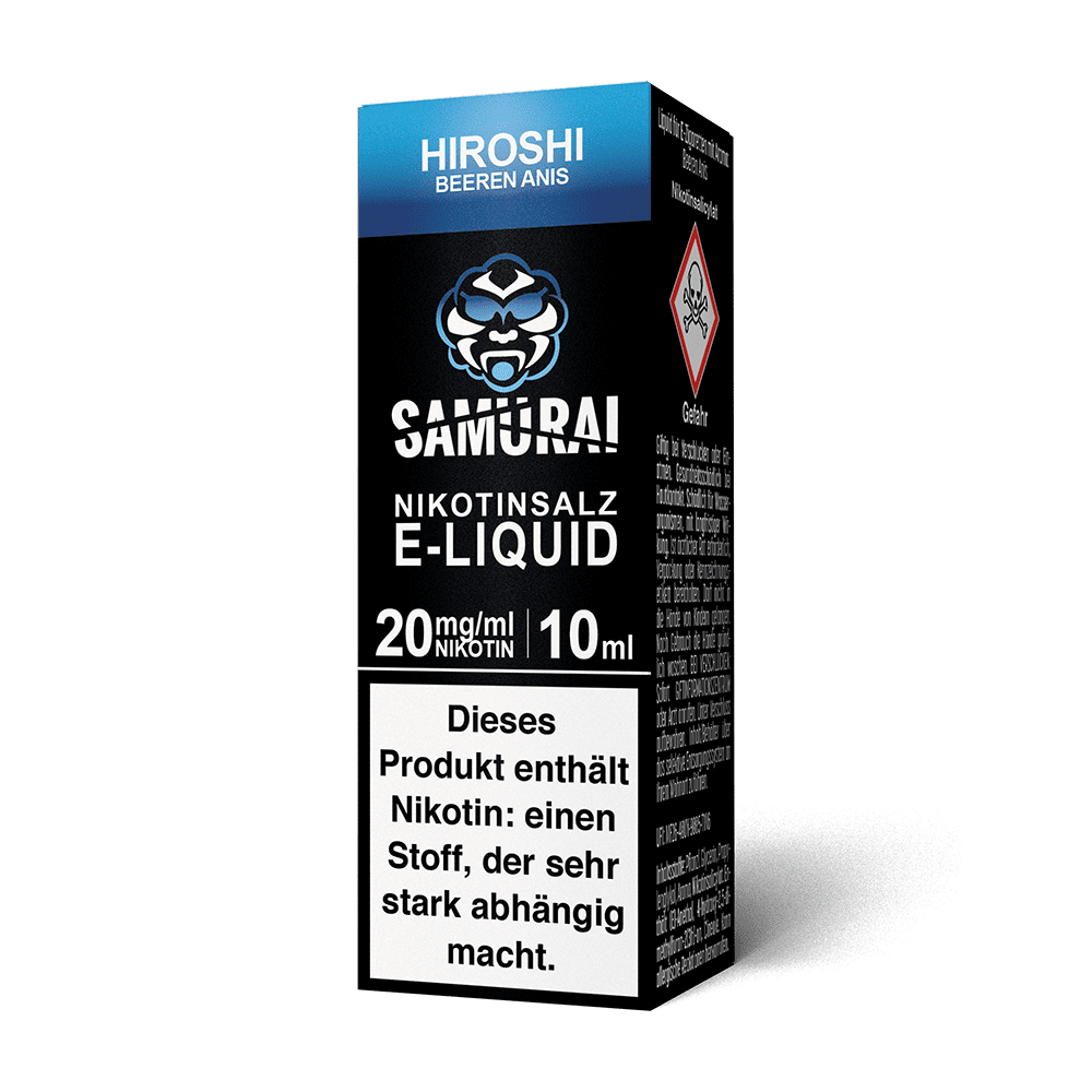 Samurai Nikotinsalz - Hiroshi Beeren Anis - Liquid 20mg 10ml