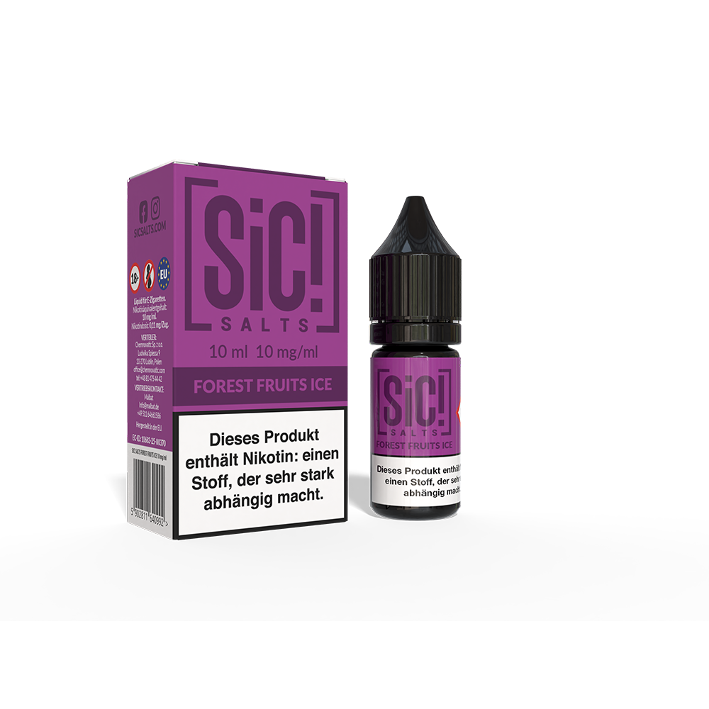 SIC Nikotinsalz - Forest Fruit Ice -10ml Liquid 10mg