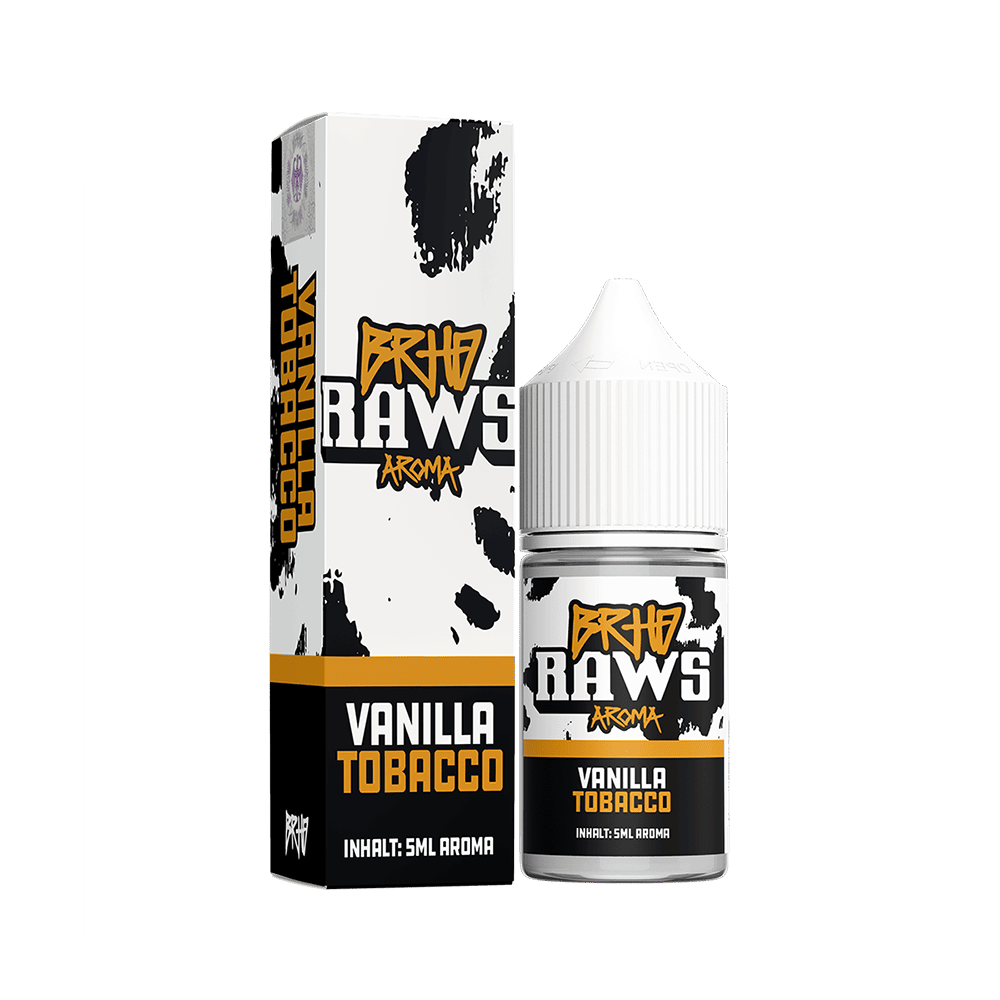 BRHD Barehead Longfill - RAWS Vanilla Tobacco - 5ml Aroma in 30ml Flasche