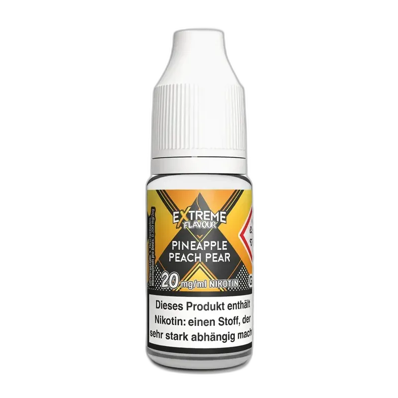 Extreme Flavour - Pineapple Peach Pear - Overdosed Liquid 20mg 10ml HYBRID NICSALT