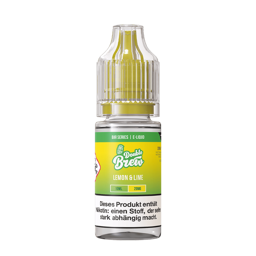 Double Brew Nikotinsalz - Lemon & Lime - 10ml Liquid 20mg Double Brew Nikotinsalz - Lemon & Lime - 10ml Liquid 20mg