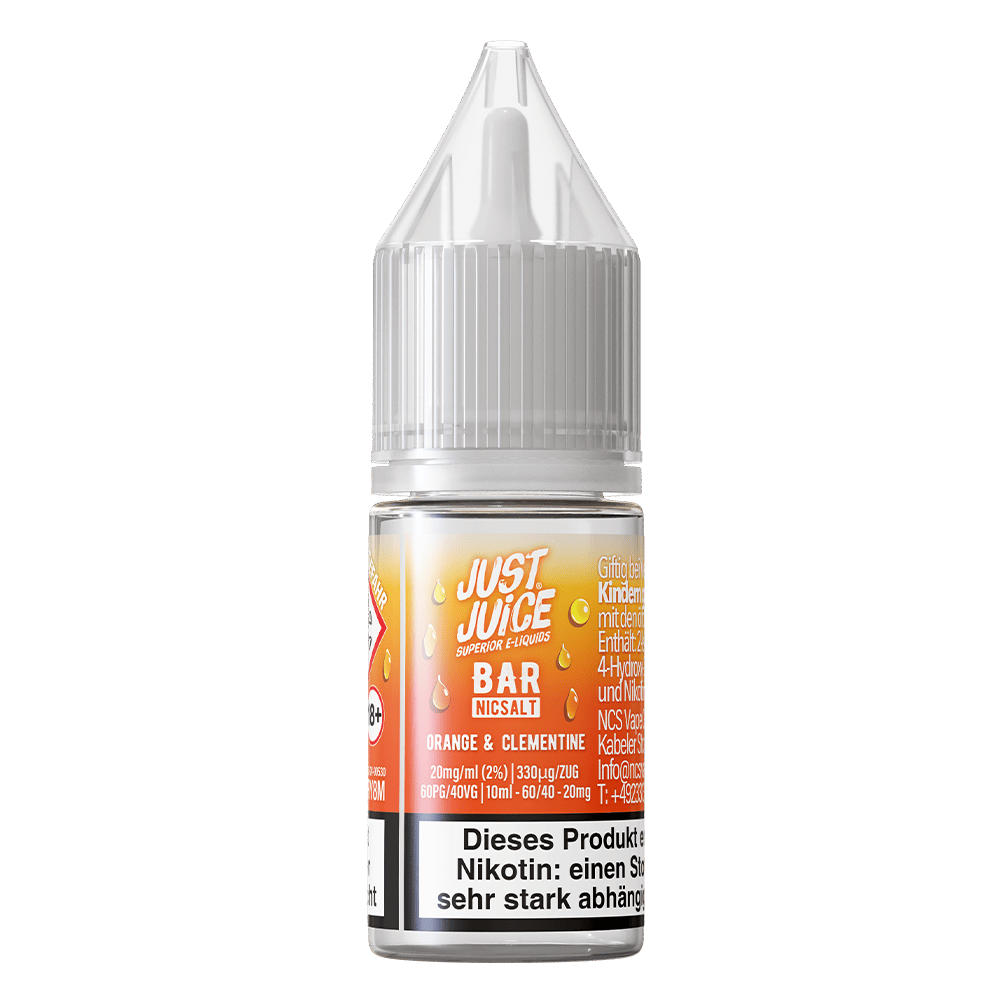 Just Juice Nikotinsalz - Orange & Clementine - 10ml Liquid 20mg