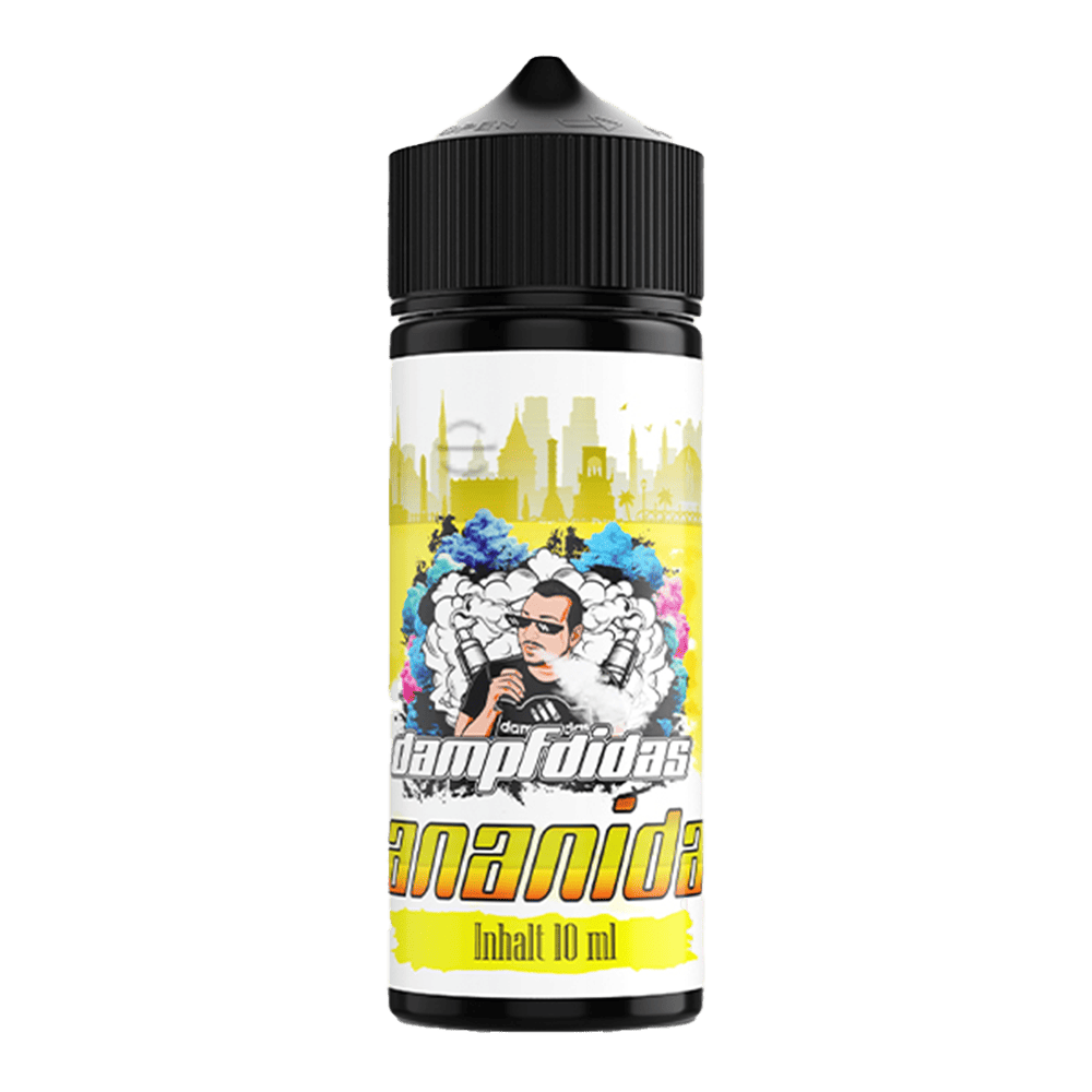 Dampfdidas Longfill - Bananidas - 10ml Aroma in 120ml Flasche