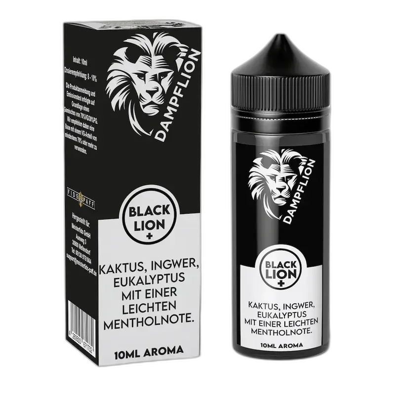 Dampflion Originals Longfill - Black Lion Special Edition - 10ml Aroma in 120ml Flasche