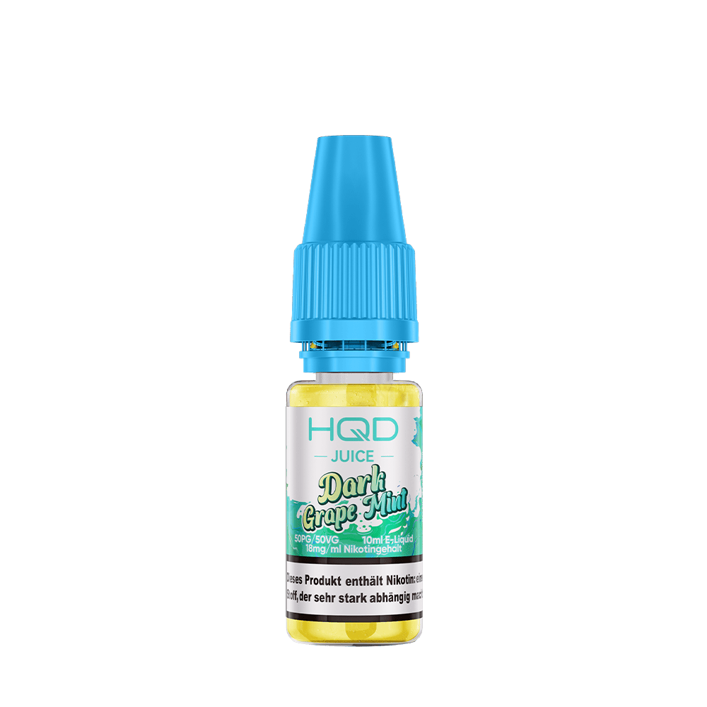 HQD Juice Nikotinsalz - Dark Grape Mint - 10ml Liquid 18mg