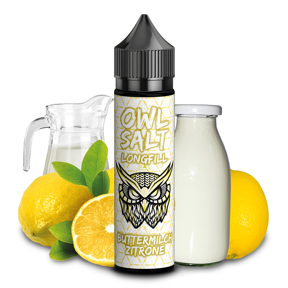 OWL Salt Aroma Longfill - Buttermilch Zitrone - 10ml in 60ml Flasche
