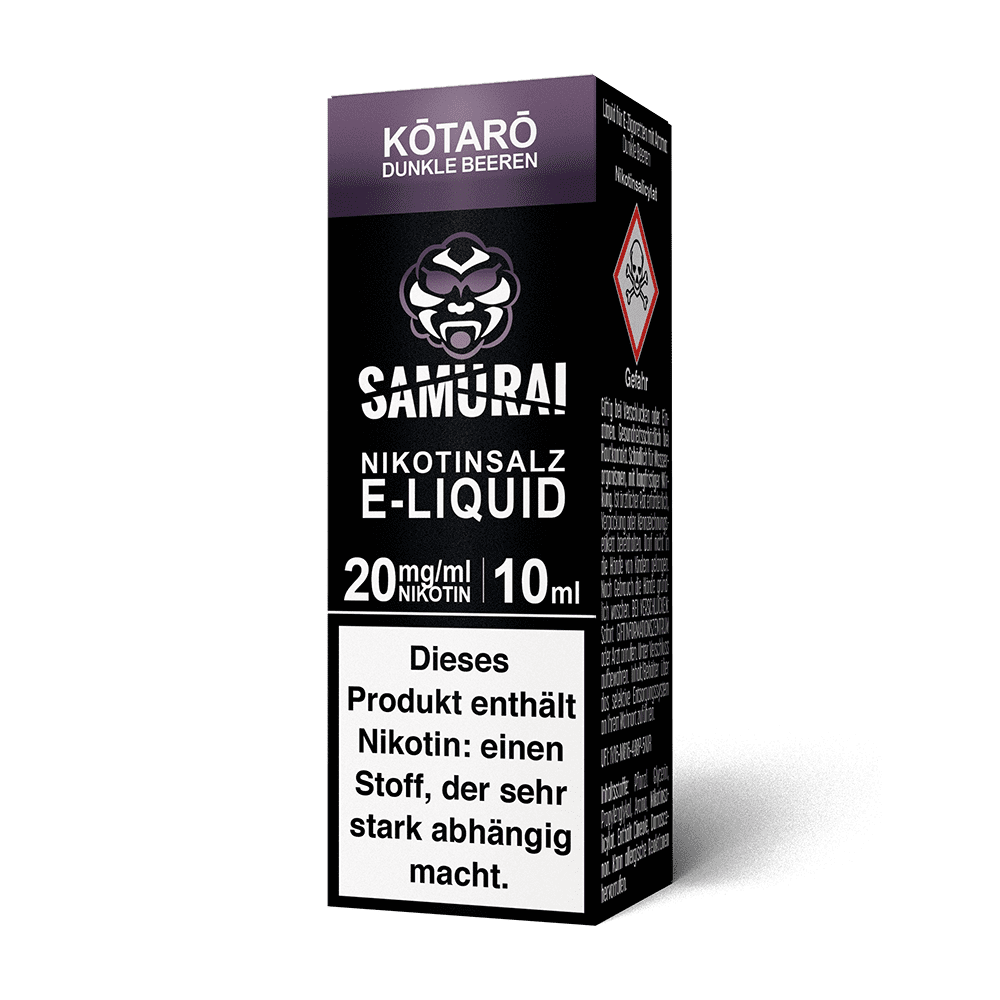 Samurai Nikotinsalz - Kotaro Dunkle Beeren - Liquid 20mg 10ml