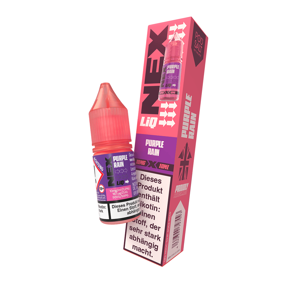 Nex Liq Nikotinsalz - Purple Rain - 10mg Liquid 10ml