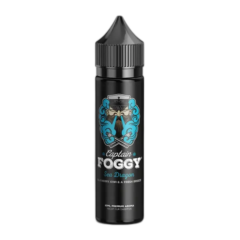 Captain Foggy Longfill - Sea Dragon - 10ml Aroma in 60ml Flasche