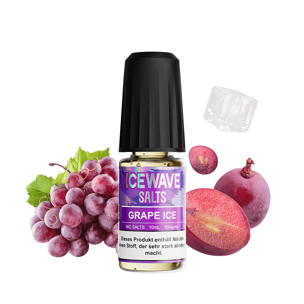 Icewave Nikotinsalz - Grape Ice - 10ml Liquid 10mg