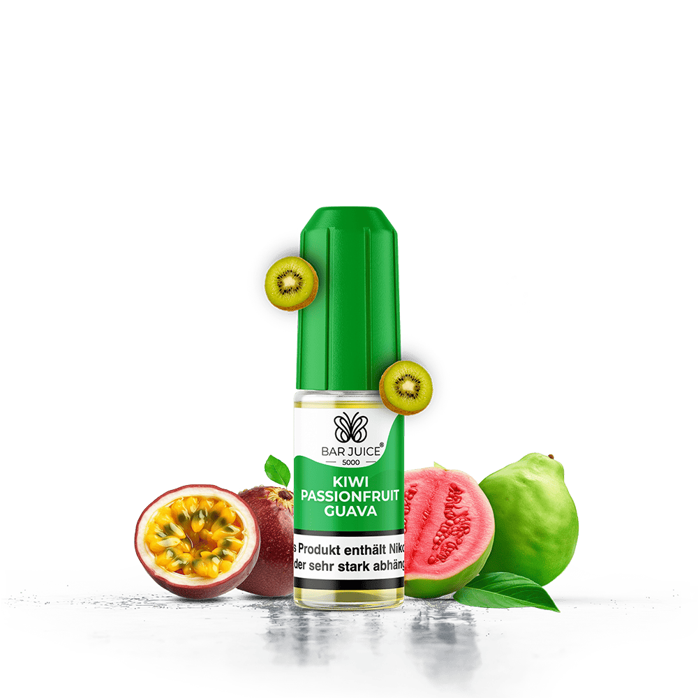 Bar Juice 5000 Nikotinsalz - Kiwi Passionfruit Guava - Liquid 10mg 10ml